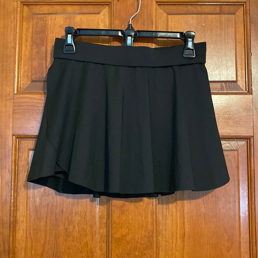 SHEIN Black High Waist Sports Skort w/ Phone Pocket